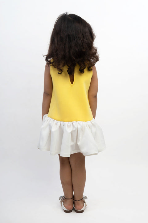 Pre-Order: Yellow White Seq Dress