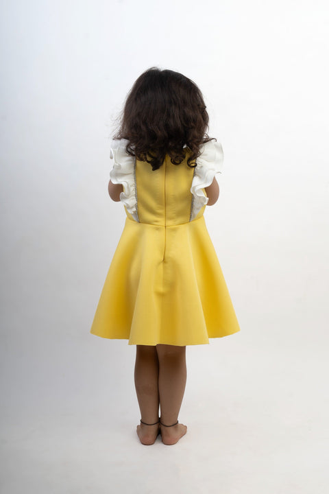 Pre-Order: Yellow Stone Bow Dress
