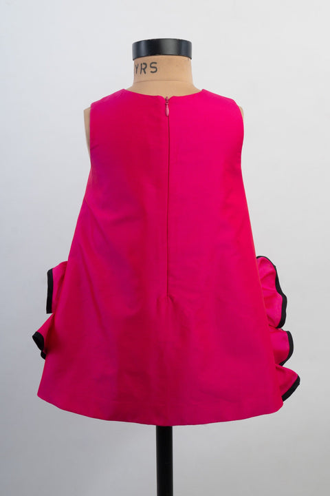 Pre-Order: Pink Black Ruffle Dress