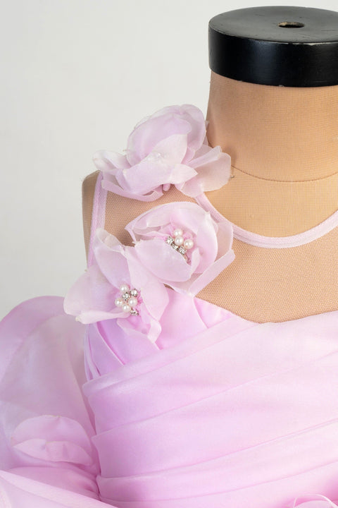 Pre-Order: Light Pink Flower Ruffle