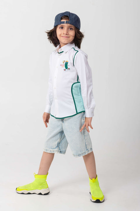 Pre-Order: PICKLE BALL LOGO SHIRT WITH FANCY DETAILING