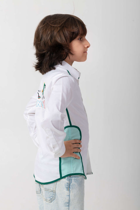 Pre-Order: PICKLE BALL LOGO SHIRT WITH FANCY DETAILING