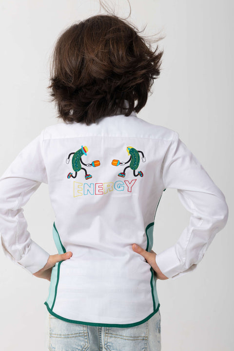 Pre-Order: PICKLE BALL LOGO SHIRT WITH FANCY DETAILING