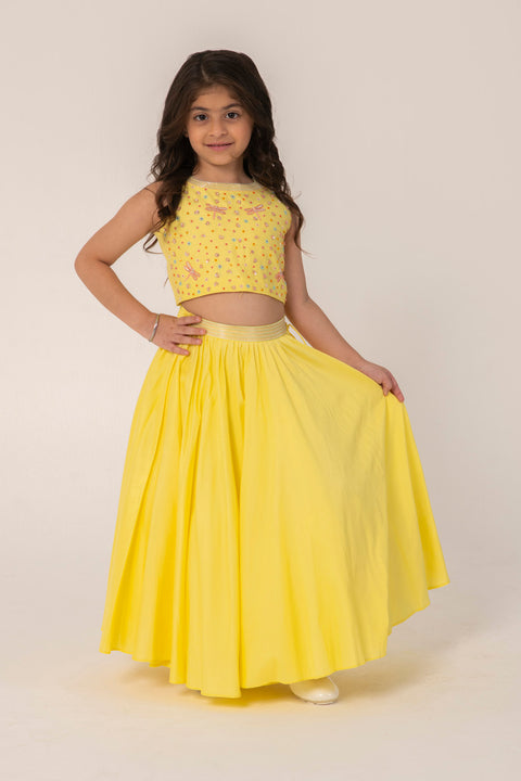 Pre-Order: YELLOW LEHENGA SET