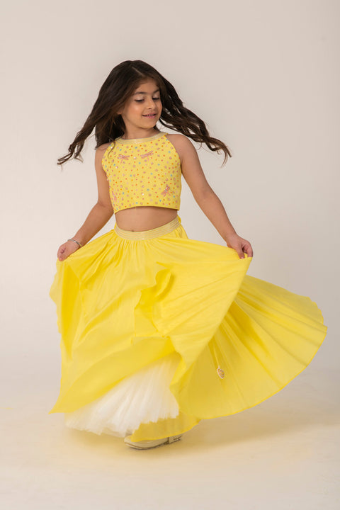 Pre-Order: YELLOW LEHENGA SET