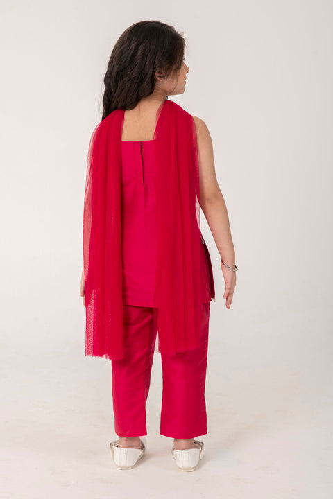 Pre-Order: STRAPY RANI PINK SUIT