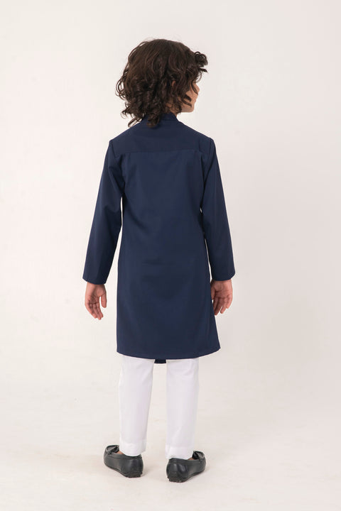 Pre-Order: DRAPE KURTA WITH DEER EMBROIDERY