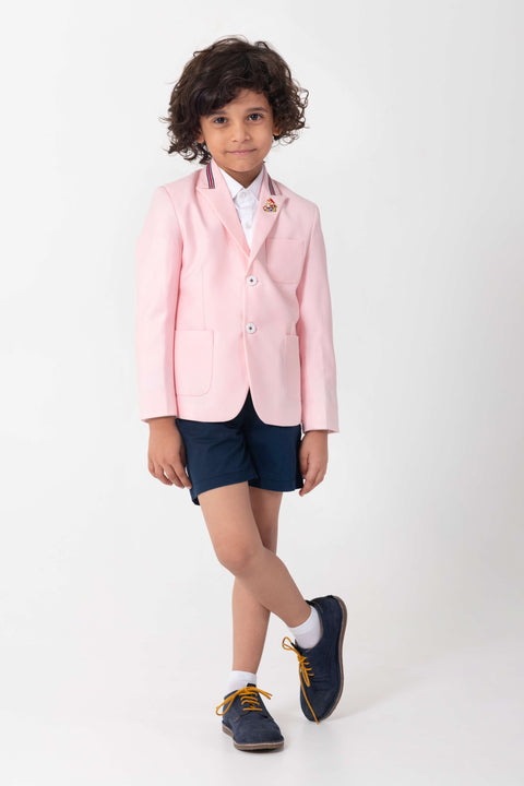 Pre-Order: PINK BLAZER WITH TAPE DETAILING