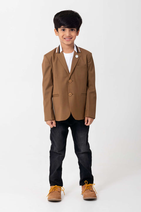 Pre-Order: MOUSE COLOUR BLAZER WITH CONTRAST DETAILING