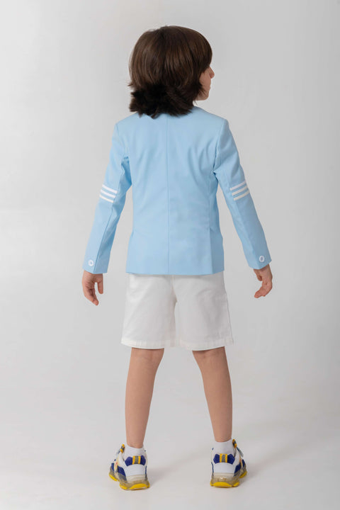 Pre-Order: POWDER BLUE BLAZER WITH PCKLE BALL LOGO