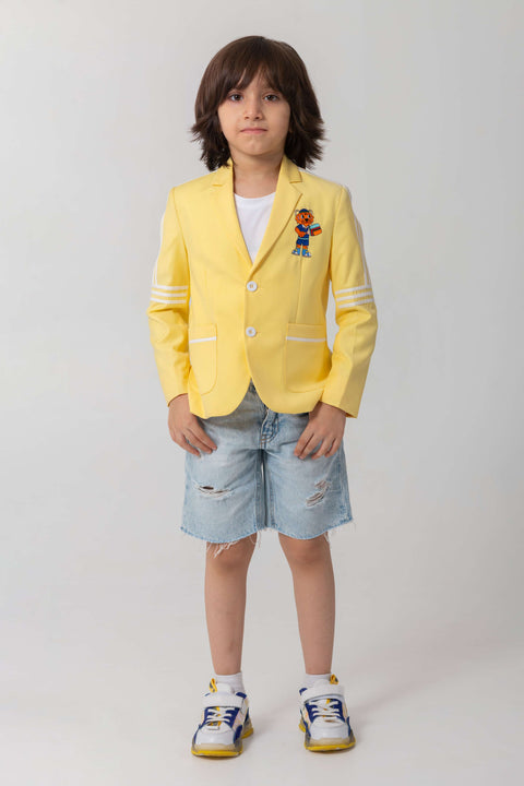 Pre-Order: YELLOW BLAZER WITH LOGO