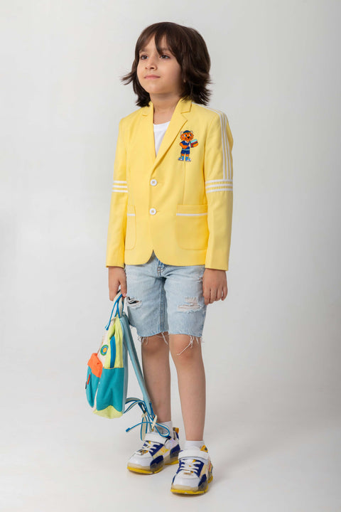 Pre-Order: YELLOW BLAZER WITH LOGO