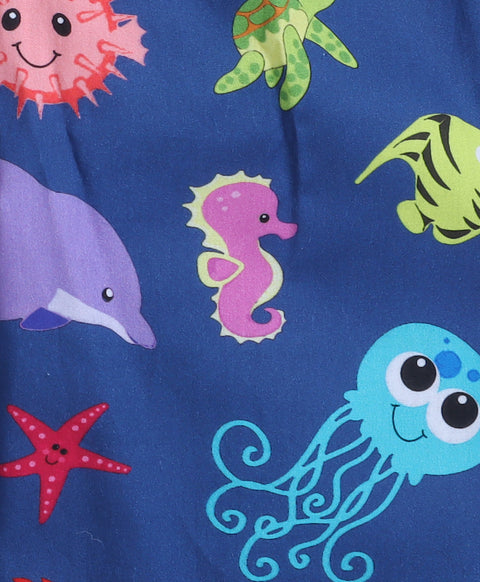 Pre-Order: Sea Animal Printed Night Suit