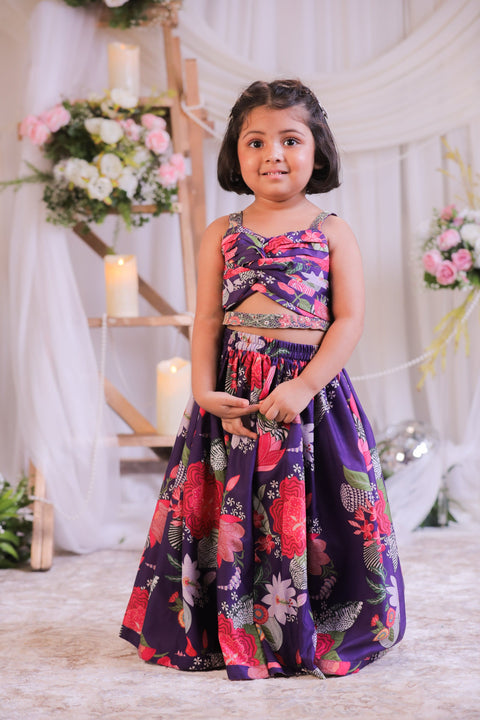 Pre-Order: Purple Knot Ghagra