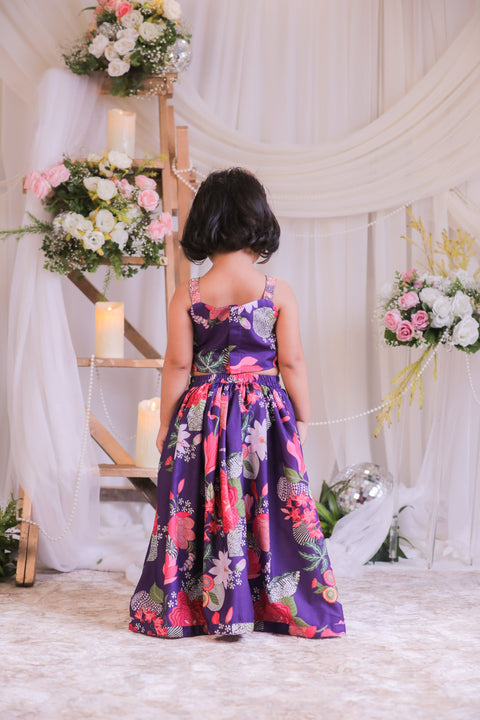 Pre-Order: Purple Knot Ghagra