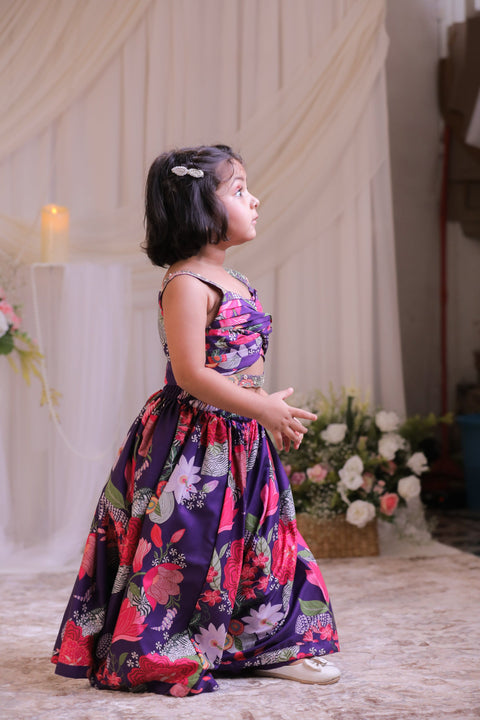 Pre-Order: Purple Knot Ghagra