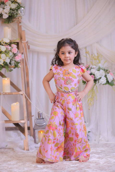 Pre-Order: Lilac Printed Mirror work /set