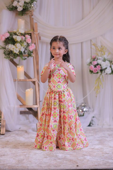 Pre-Order: Ikkat Palazzo Set