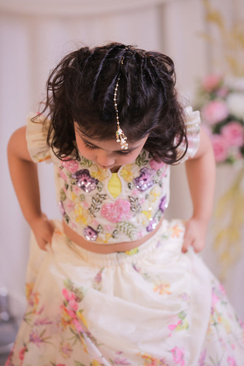 Pre-Order: Digital Organza Ghagra