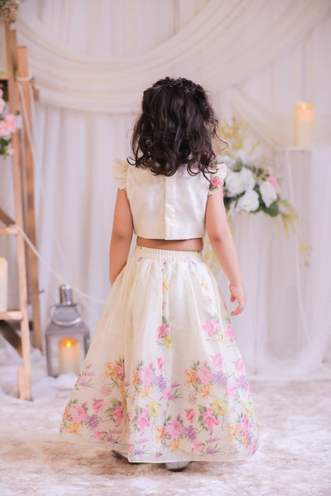 Pre-Order: Digital Organza Ghagra