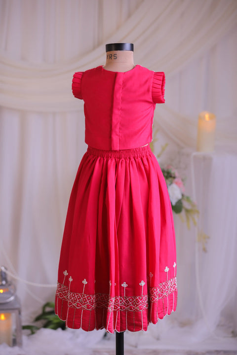 Pre-Order: Pink Tulip Ghagra