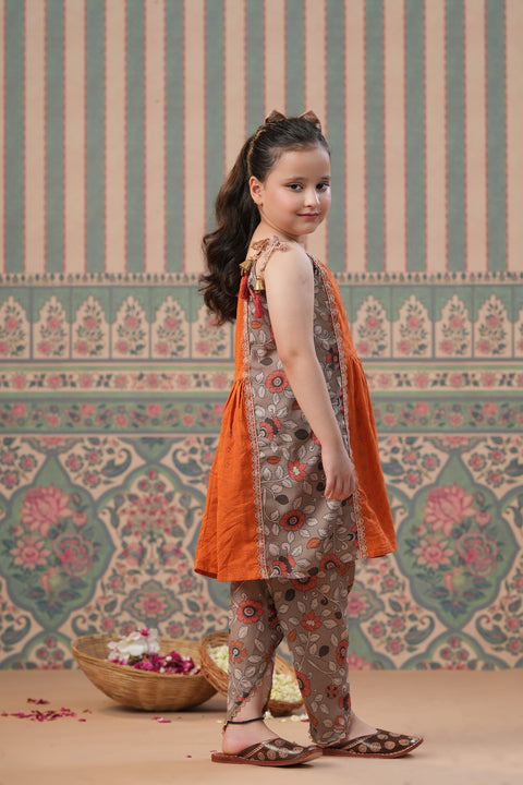 Pre-Order: Stylish Top with Cowl Dhoti Pants