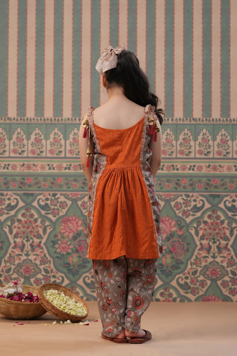 Pre-Order: Stylish Top with Cowl Dhoti Pants