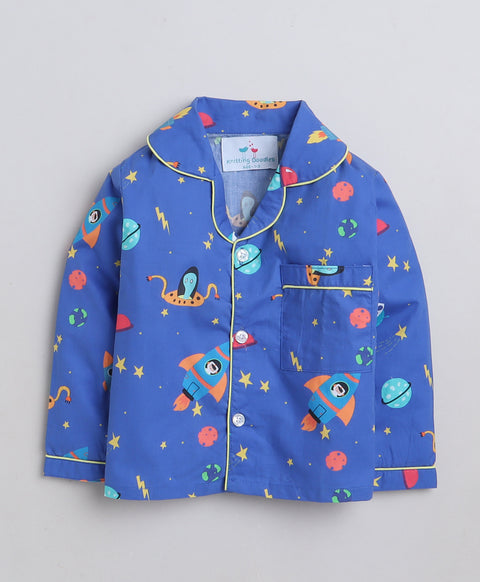 Pre-Order: Space Print Night Suit