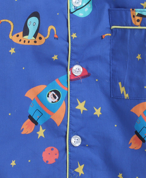 Pre-Order: Space Print Night Suit