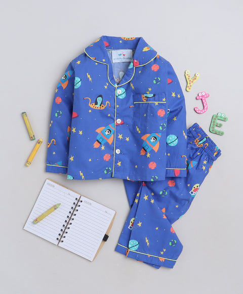 Pre-Order: Space Print Night Suit