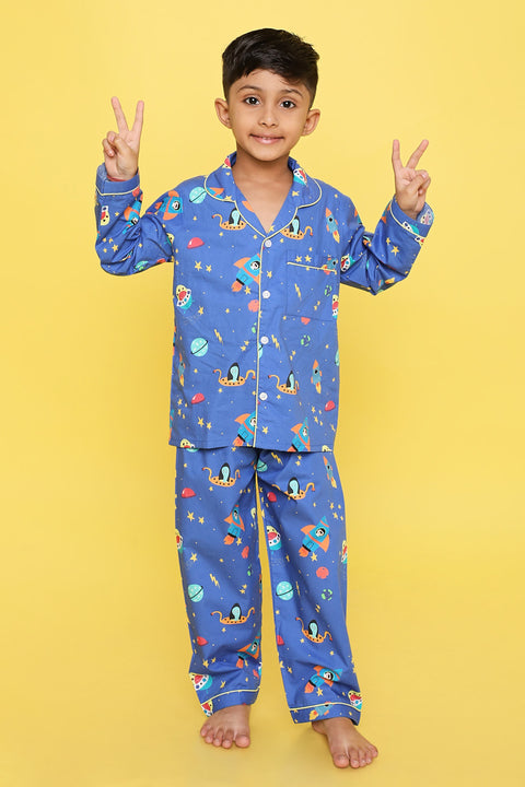 Pre-Order: Space Print Night Suit