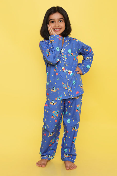 Pre-Order: Space Print Night Suit