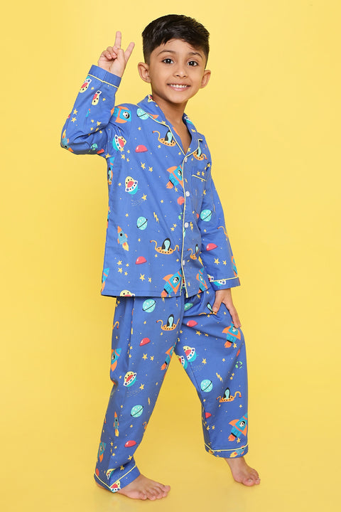 Pre-Order: Space Print Night Suit