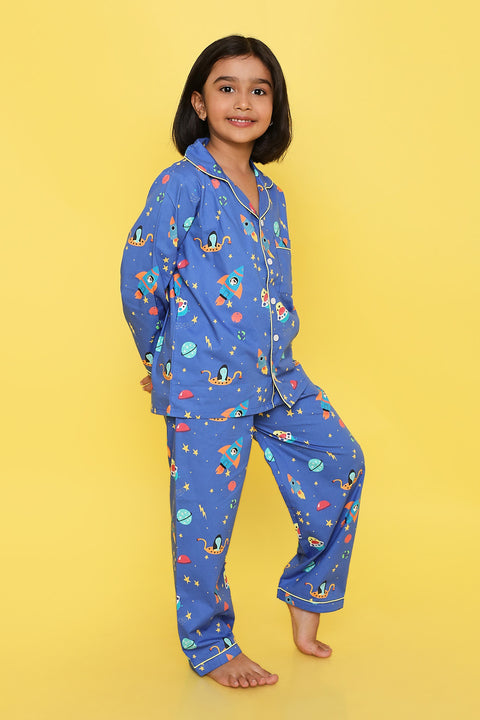 Pre-Order: Space Print Night Suit