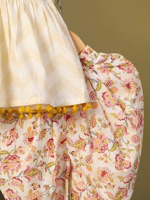 Pre-Order: GIRL EMBROIDERED SHARARA