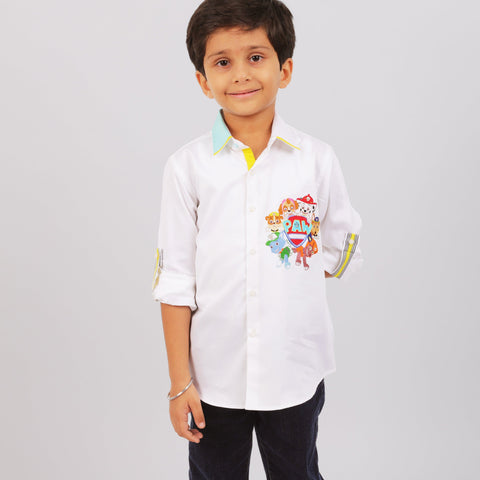 Pre-Order - PAW PETROL SHIRT For Boys