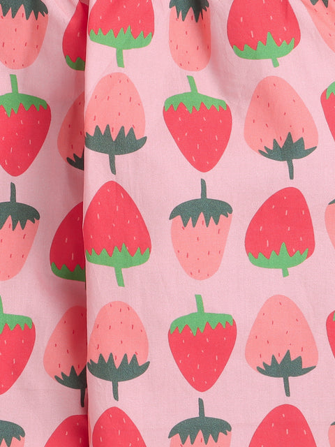 Pre-Order: Strawberry Print Night Suit