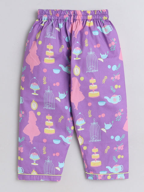 Pre-Order: Tea Party Print Night Suit
