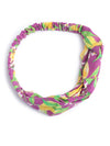 Girl Headband Mango Print Twist Knot-Purple
