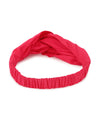 Girl Headband Solid Twist Knot-Pink