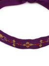 Girl Cotton Silk Blend Na Headband - Purple