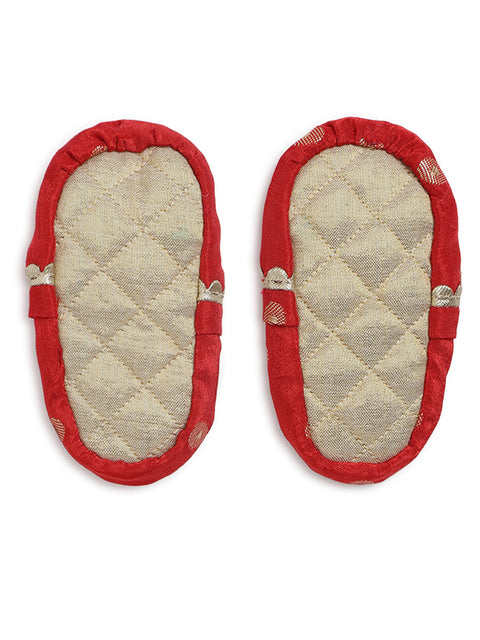 Unisex Cotton Viscose Na Combo Set - Red