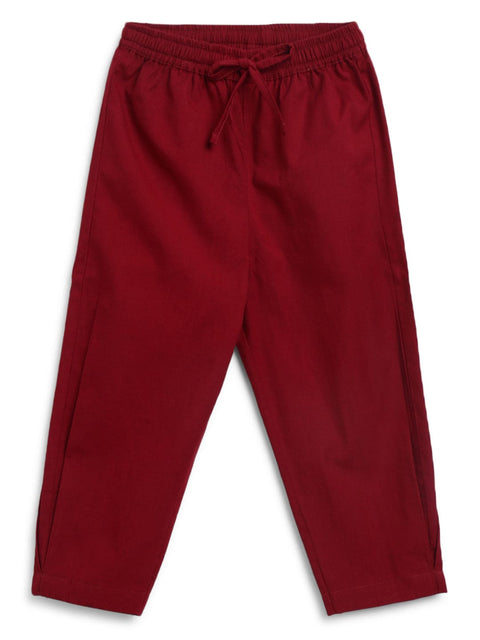 Pre-Order: Girls Indie Print Cotton Co-ord Top Pant Set - Blue