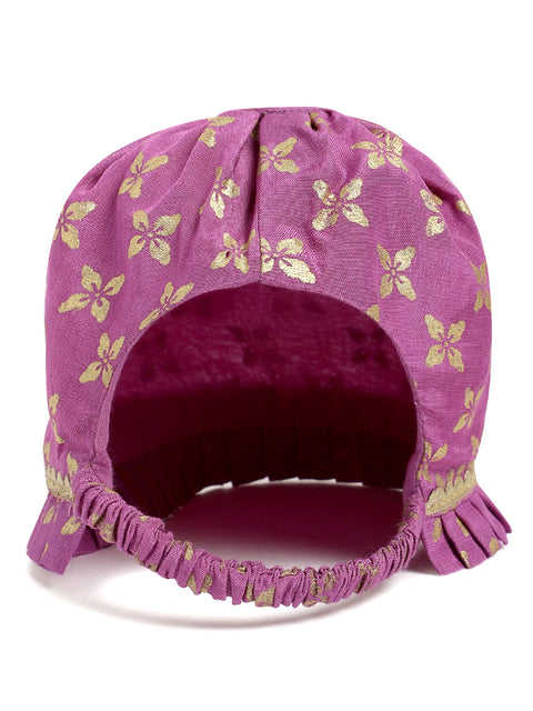 Pre-Order: Baby Boy Cap-Purple