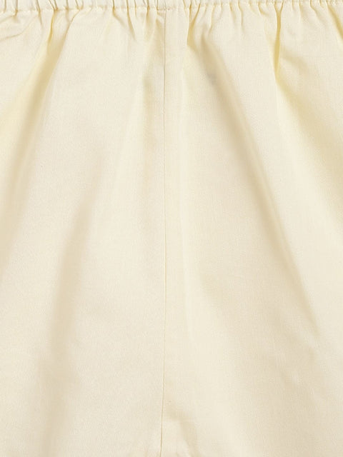 Pre-Order: Baby Boy Shiv Kurta Pyjama Set-Cream