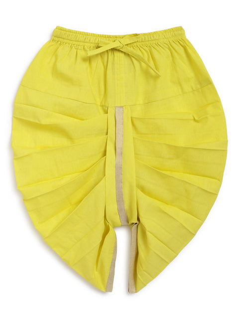 Baby Boys Divine Flute Dhoti Kurta Set - Blue