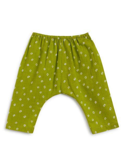 Baby Boys Krishna Magic Kurta Pyjama Set - White