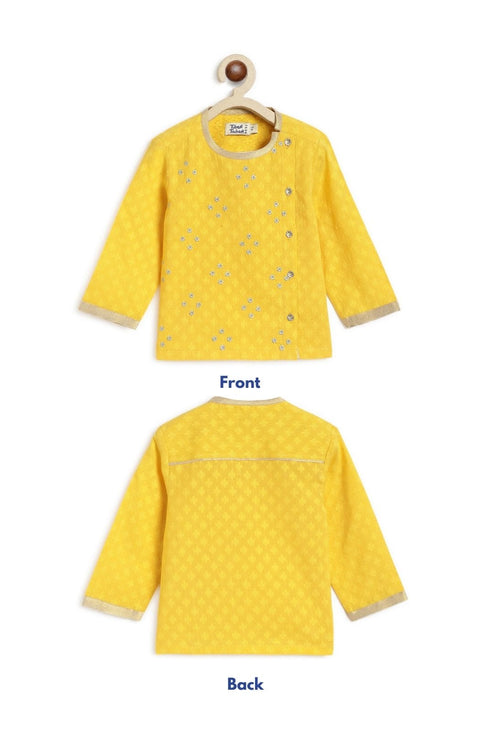 Pre-Order:  Baby Boys Zari Dhoti Kurta Set