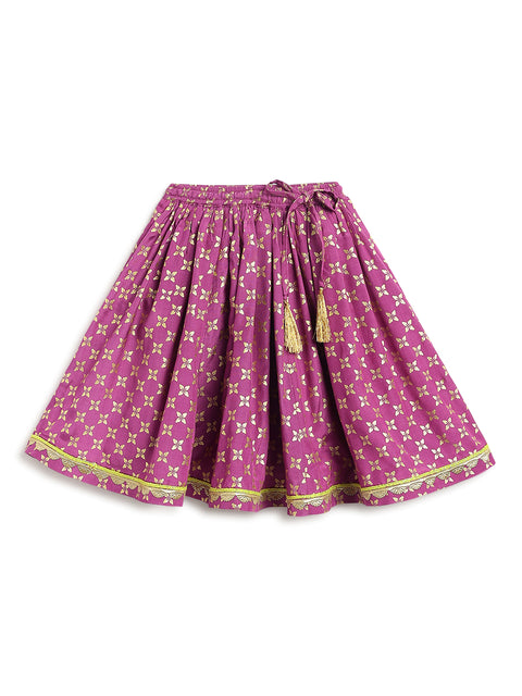Pre-Order: Baby Girl Lehenga Set-Green
