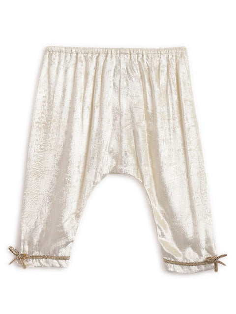 Pre-Order: Baby Girl Pearl Princess Angrakha Set - Cream